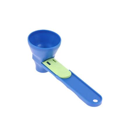Flling Coffee Scoop Funnel Plastic 2 in 1 Sliding Design Protein Powder Scoop Reusable Sliding Scoop Funnel Kitchen Accessories