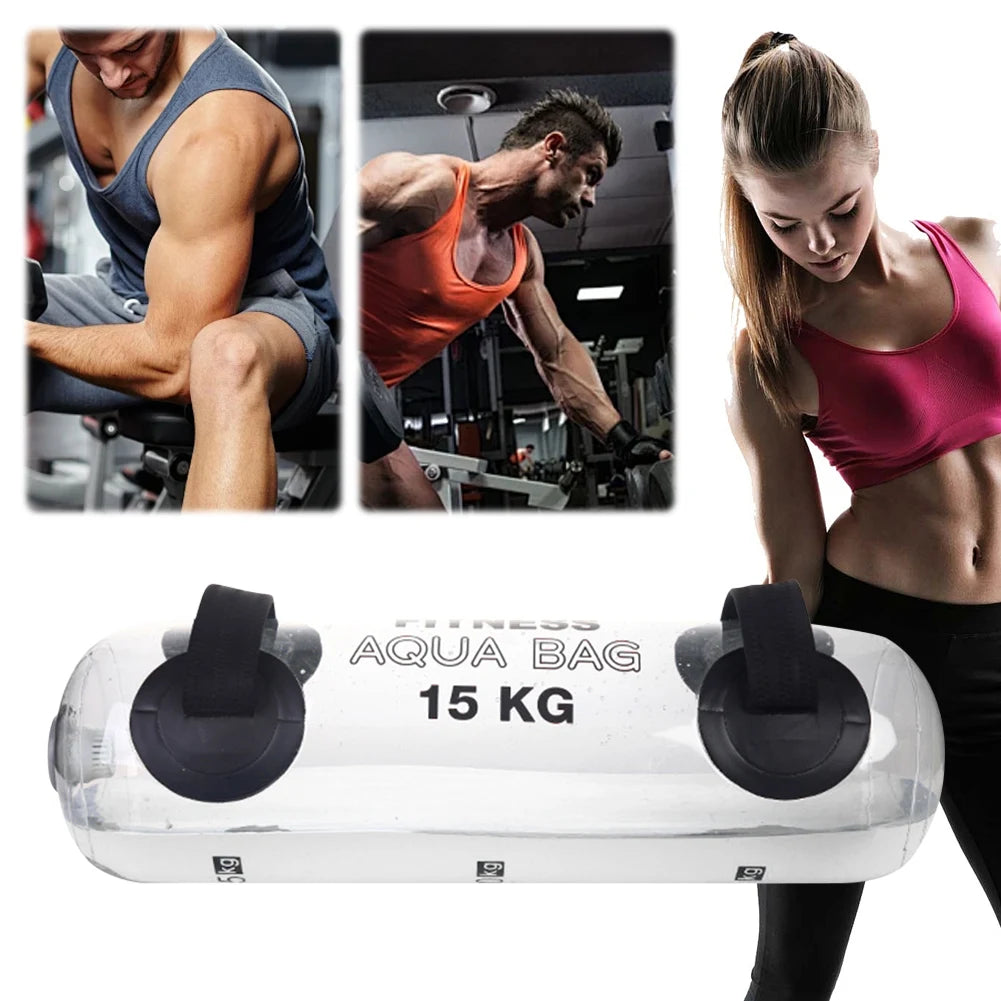 Fitness Aqua Bag Water Weight Bag Exercise Tool Water Power Bag Weighted Workout Equipment for Weightlifting Crossfit