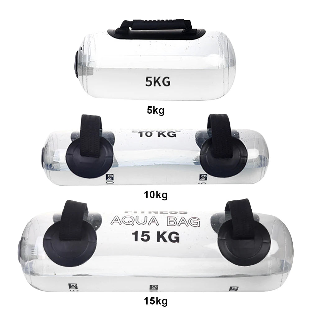 Fitness Aqua Bag Water Weight Bag Exercise Tool Water Power Bag Weighted Workout Equipment for Weightlifting Crossfit