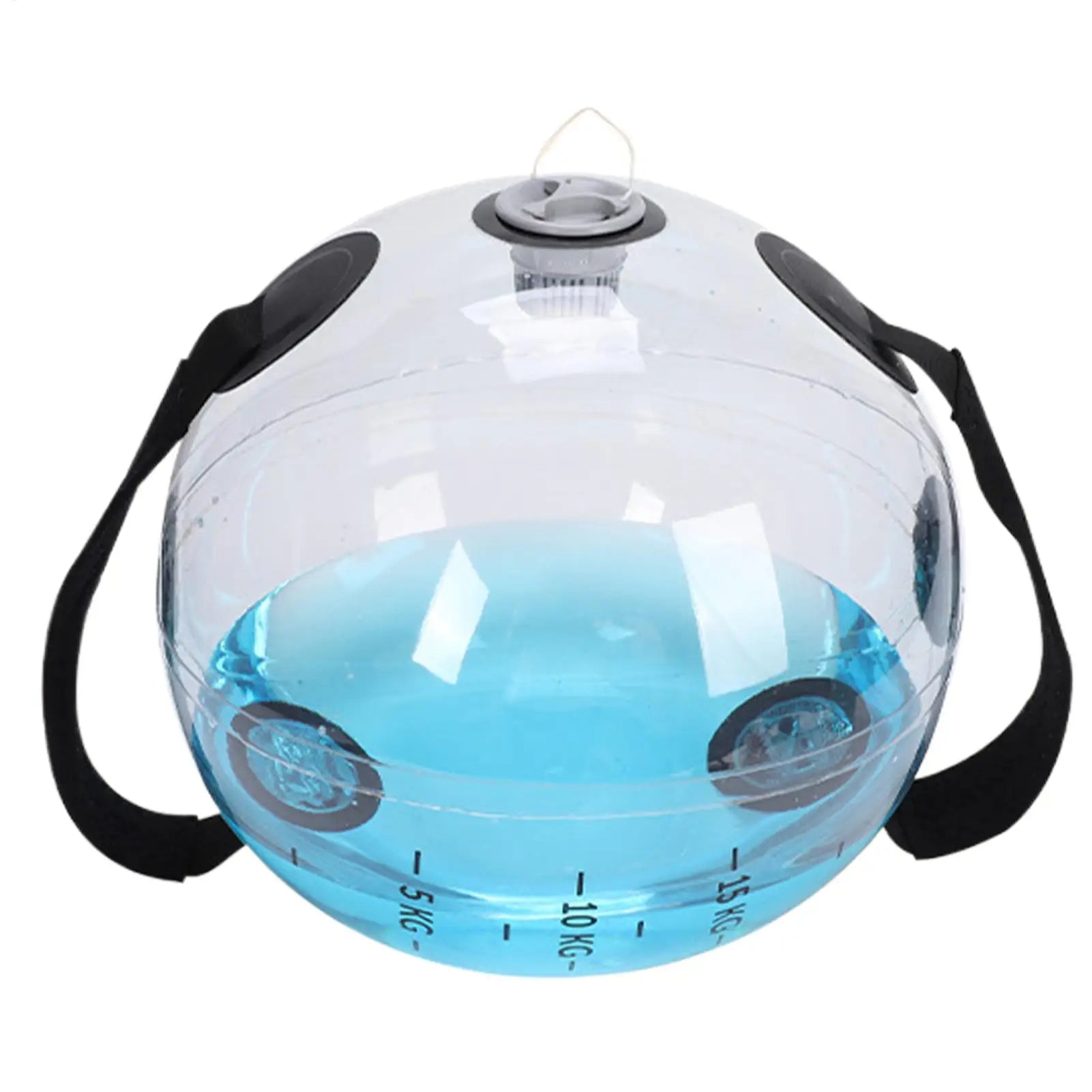 Workout Aqua Bags Adjustable Water Training Bag 15Kg Inflatable Water Power Bags for Fitness Body Building Aqua Ball