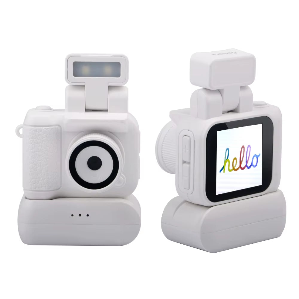 Monoreflexes Style Mini Camera HD1080P CMOS with LCD Screen Flash Lamp and Battery Dock Portable Video Recorder DV Y4000